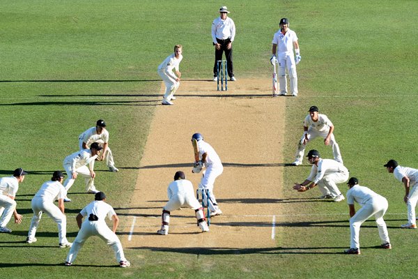 Monty Panesar faces all 11 New Zealand players Auckland 2013