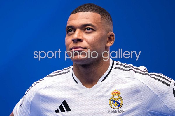Real Madrid unveils new Signing Kylian Mbappe Estadio Santiago Bernabeu Madrid 2024