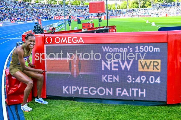 Faith Kipyegon Kenya sets new 1500m World Record Diamond League Paris 2024