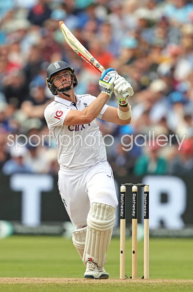 Jamie Smith England bats v West Indies Test Match Edgbaston 2024