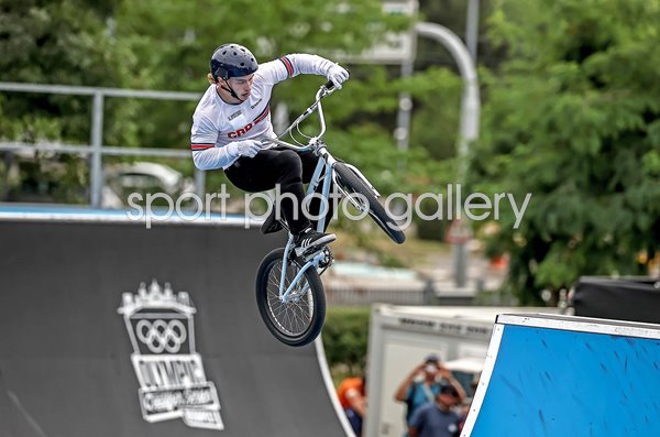 Kieran Reilly Great Britain BMX Olympic Qualifier Series Budapest 2024