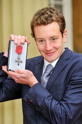 Alistair Brownlee MBE Buckingham palace 2013