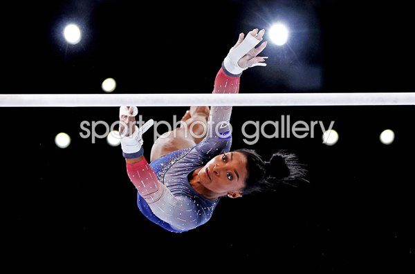 Simon Biles USA Uneven Bars Gymnastics World Championships Antwerp 2023