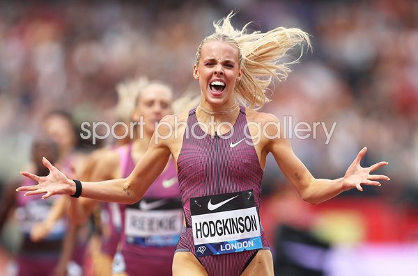 Keely Hodgkinson Great Britain wins 800m Diamond League London 2024
