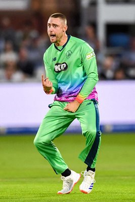 Will Jacks Oval Invincibles celebrates v Southern Brave The Hundred Final Lord's 2024
