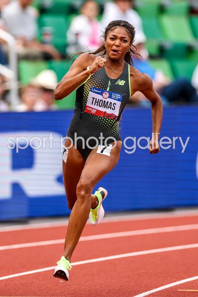Gabby Thomas 200m US Olympic Team Trials Eugene Oregon 2024
