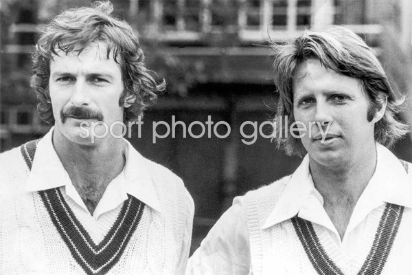 Australian fast bowlers Dennis Lillee & Jeff Thomson Lord's Ashes 1975
