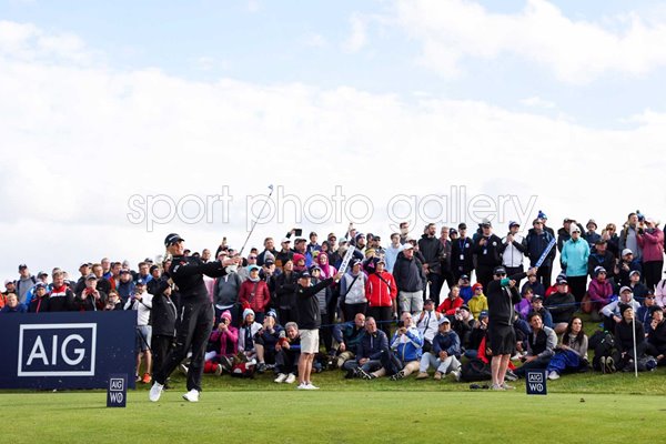 Charley Hull England 11th tee Day 1 Women's Open Old Course St Andrews 2024