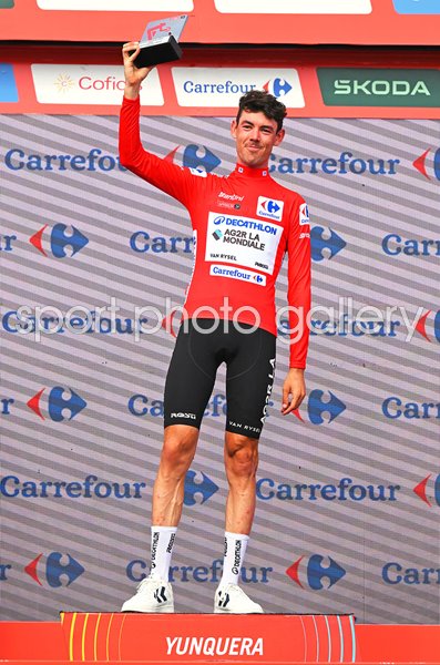 Ben O'Connor Australia red jersey race leader Stage 6 Tour of Spain 2024