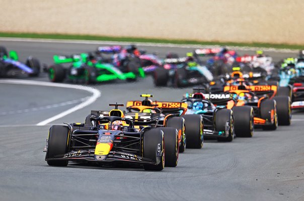 Max Verstappen Netherlands leads Lando Norris Netherlands Grand Prix 2024