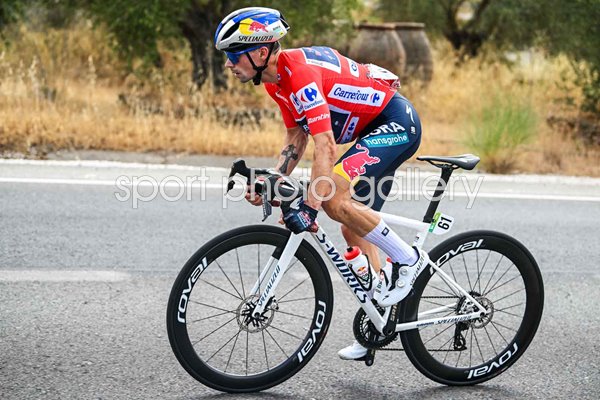 Primoz Roglic Slovenia red jersey race leader Stage 6 Tour of Spain 2024