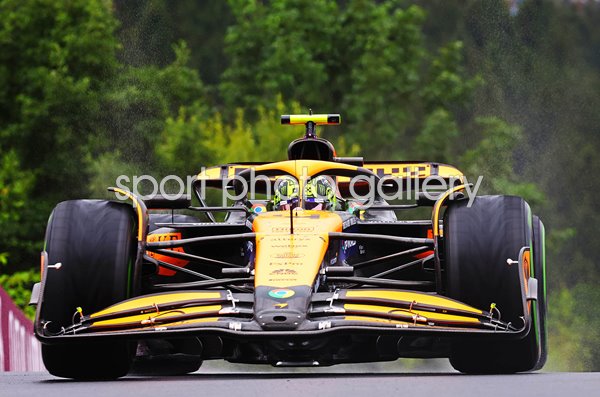 Lando Norris Great Britain driving McLaren qualifying Belgian Grand Prix 2024