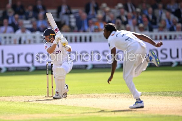 Joe Root England cover drives for 4 v Sri Lanka Lord's Test Match 2024