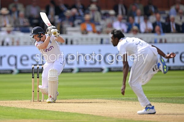 Harry Brook England cover drives v Sri Lanka Lord's Test Match 2024