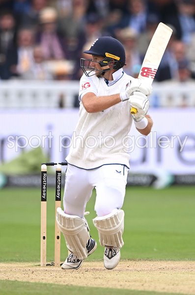 Joe Root England bats v Sri Lanka Lord's Test Match 2024