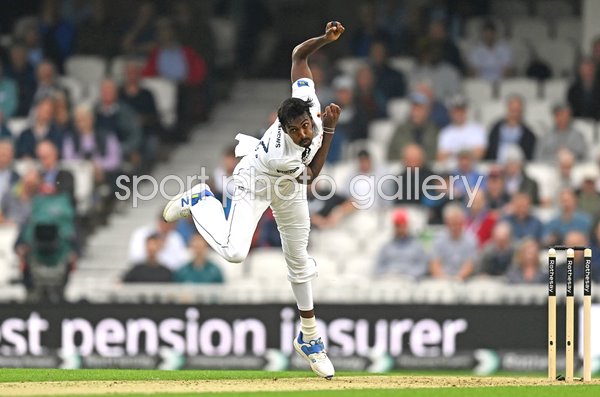 Milan Rathnayake Sri Lanka bowls v England Test Match Oval London 2024