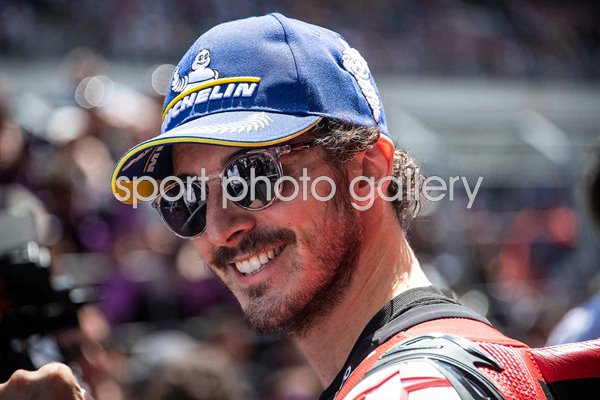 Francesco Bagnaia Italy & Ducati celebrates win MotoGP Of Catalunya 2024