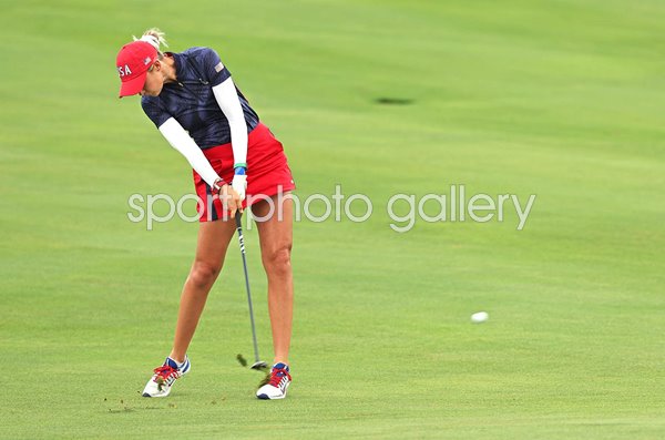 Nelly Korda USA Day 1 Fourballs Solheim Cup Virginia 2024