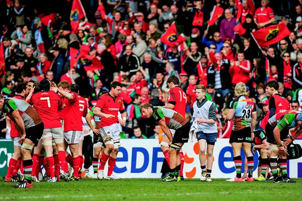 Munster beat Harlequins Heineken Cup Quarter Final 2013