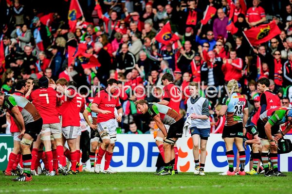Munster beat Harlequins Heineken Cup Quarter Final 2013