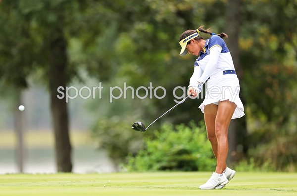 Celine Boutier Team Europe Day 3 Singles Solheim Cup Virginia 2024