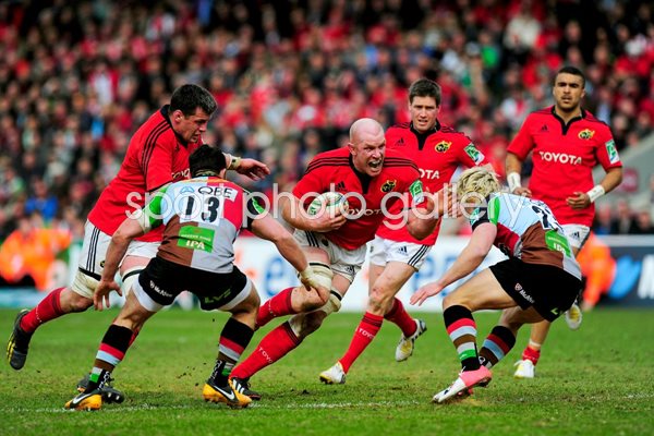 Paul O'Connell Munster Heineken Cup Quarter Final 2013
