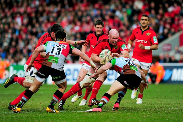 Paul O'Connell Munster Heineken Cup Quarter Final 2013