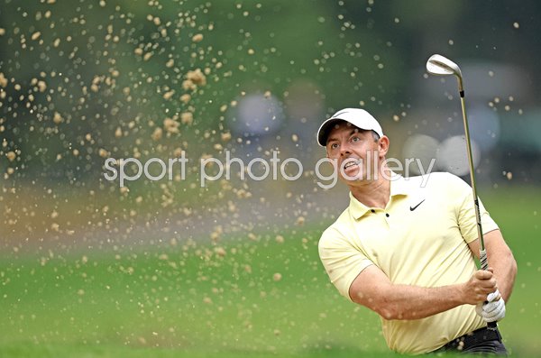 Rory McIlroy Northern Ireland bunker shot PGA Championship Wentworth 2024