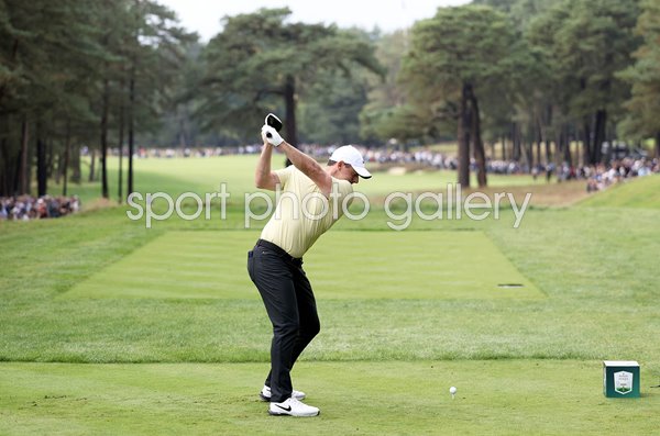 Rory McIlroy Northern Ireland 12th tee PGA Championship Wentworth 2024