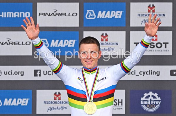 Remco Evenepoel Belgium Time Trial World Champion Zurich 2024