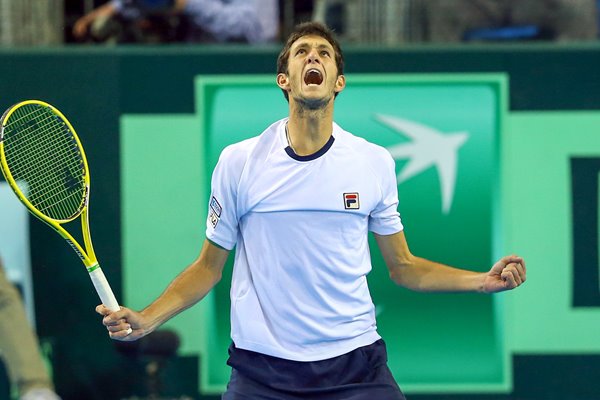 James Ward Great Britain v Russia Davis Cup 2013