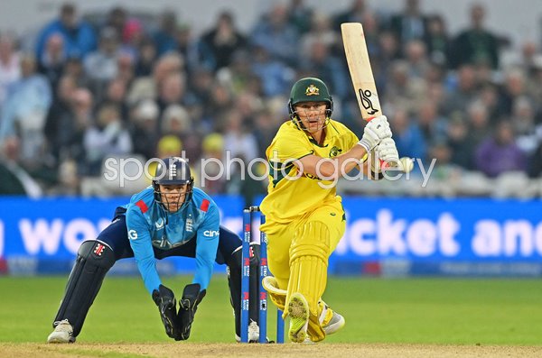 Marnus Labuschagne Australia v Jamie Smith England ODI Durham 2024