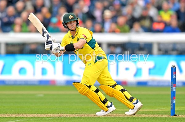 Steve Smith v Australia bats v England 3rd ODI Durham 2024