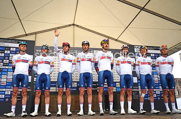 British Team Cycling World Championships Road Race Zurich 2024