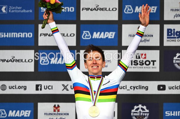 Tadej Pogacar Slovenia Road Race World Champion Zurich 2024 