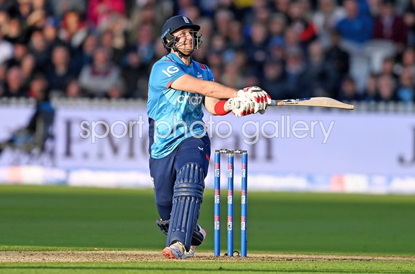 Liam Livingstone England hits a six v Australia 4th ODI Lord's 2024