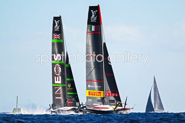 Ineos Britannia v Luna Rossa Louis Vuitton Cup Final America's Cup Barcelona 2024