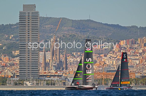 Ineos Britannia v Luna Rossa Louis Vuitton Cup Final America's Cup Barcelona 2024
