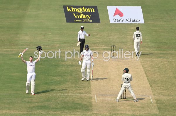 Harry Brook England celebrates triple century v Pakistan Multan Test 2024