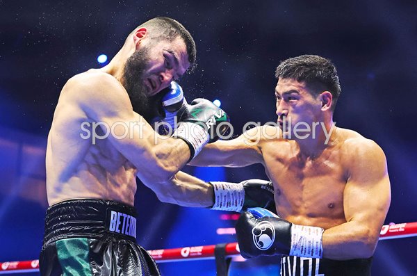 Dmitrii Bivol punches Artur Beterbiev Light Heavyweight Title Fight Riyadh 2024