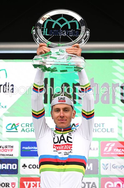 Tadej Pogacar Slovenia Il Lombardia winner 2024