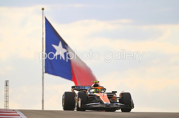 Lando Norris Great Britain Qualifying USA Grand Prix Austin Texas 2024