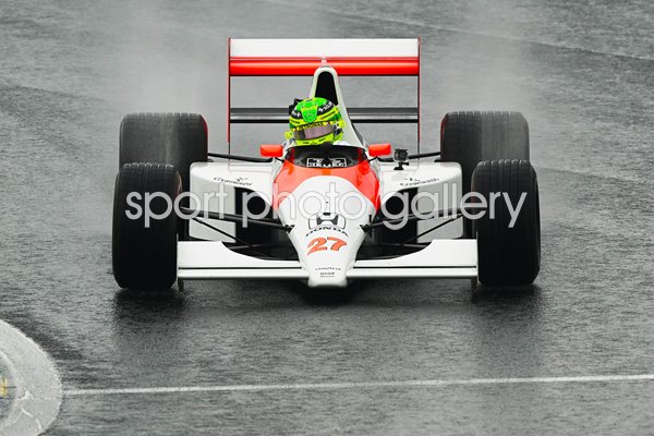 Lewis Hamilton Great Britain Ayrton Senna McLaren tribute Brazil Grand Prix 2024