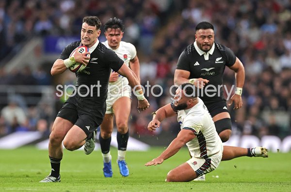 Will Jordan New Zealand scores v England Autumn Nations Series Twickenham 2024