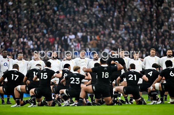 England face v New Zealand haka Autumn Nations Series Twickenham 2024