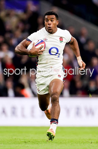 Immanuel Feyi-Waboso England try v New Zealand Autumn Nations Series 2024