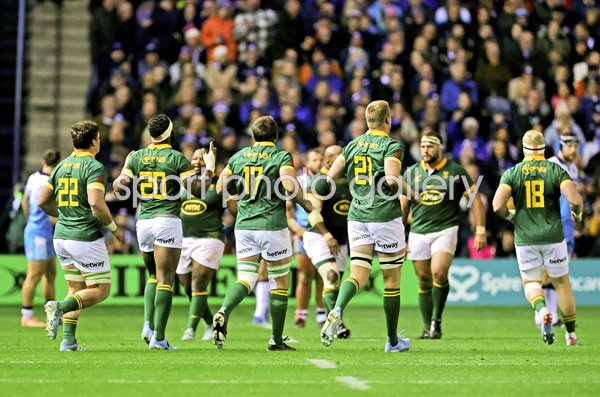 South Africa power scrum substitutions v Scotland Murrayfield 2024
