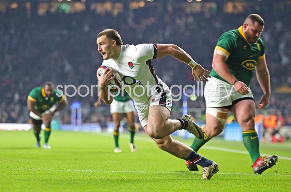 Ollie Sleightholme England scores v South Africa Autumn Nations Series 2024