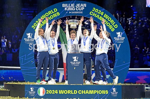 Italy Billie Jean King Cup Winners Malaga 2024