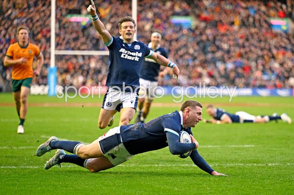 Finn Russell Scotland scores v Australia Autumn Nations Series Murrayfield 2024